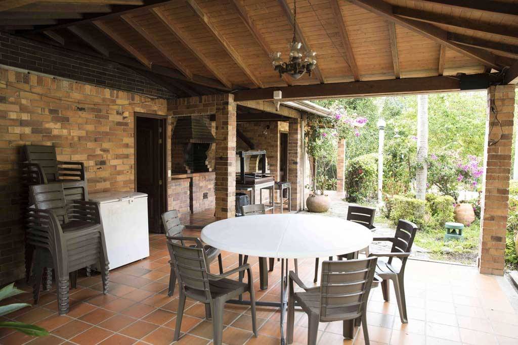 Comedor de la zona BBQ